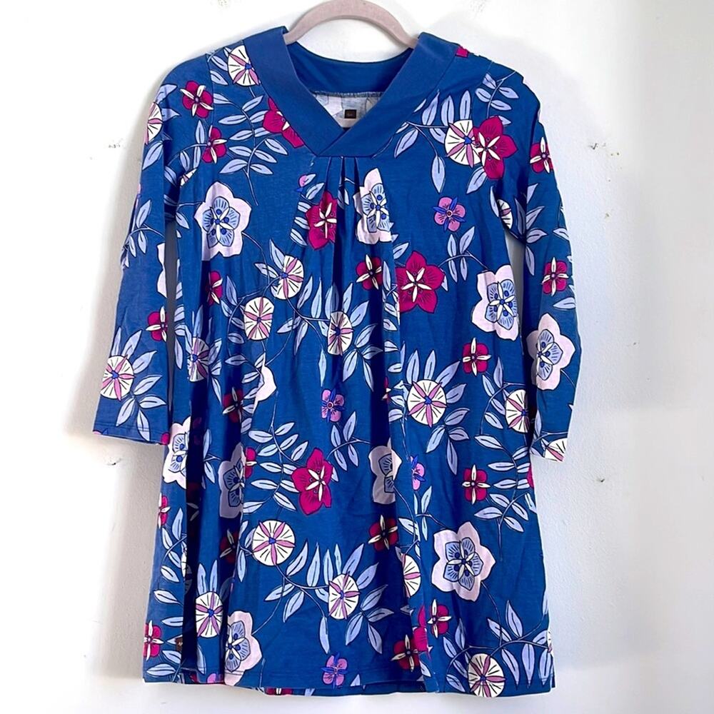 NWOT Tea Collection floral print long sleeve dress sz 10